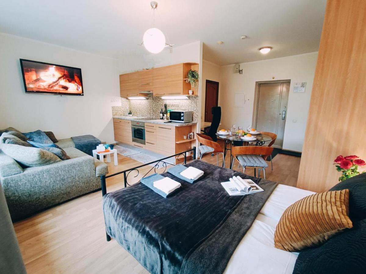 Homey Nest In Midtown Center, Up To 4 Guests, Steps From The Park, Free Parking Lejlighed Riga